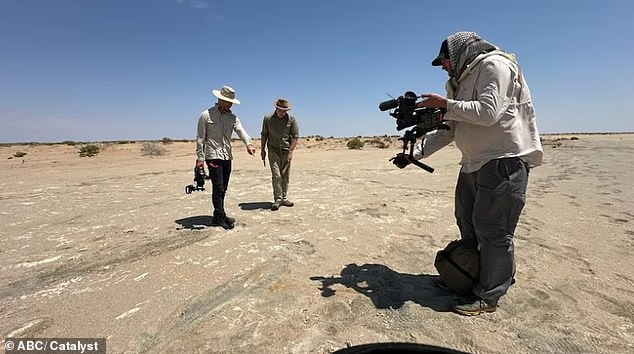 The ABC camera crew wore keffiyeh scarves, which are associated with Palestinian groups and causes, in a story that showed the making of the science program Catalyst