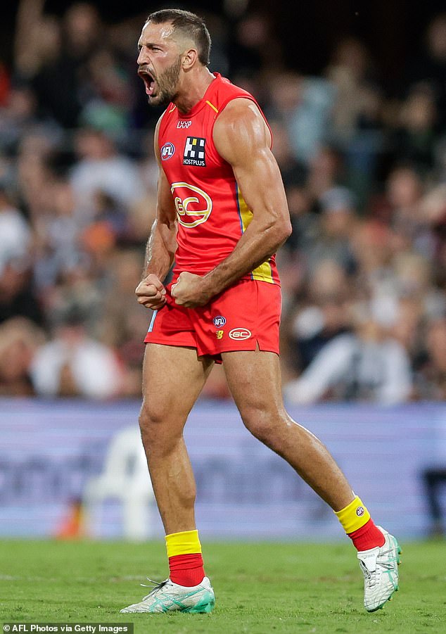 Defender Ben Long was fined $3750 by the AFL this week for a high-profile offence involving Collingwood enforcer Brayden Maynard