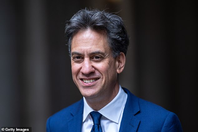 Ed Miliband (pictured on July 23) has taken over as Energy Secretary, pledging to make Britain a clean energy 'superpower' by 2030 with home-produced clean energy.