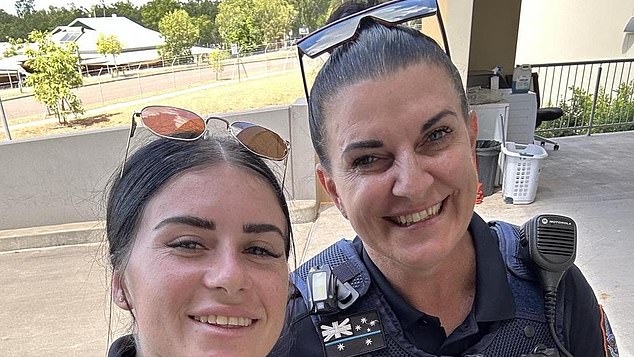 Police officers Charlee (pictured left) and Jenny Hopper were attacked while off duty in Alice Springs