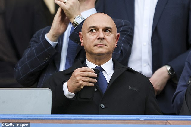 It is believed that Daniel Levy (above) - who was appointed Tottenham chairman in 2001 - would be open to selling part of the club