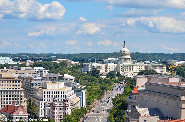 Washington, DC, is experiencing an extreme heat wave with temperatures reaching near triple digits