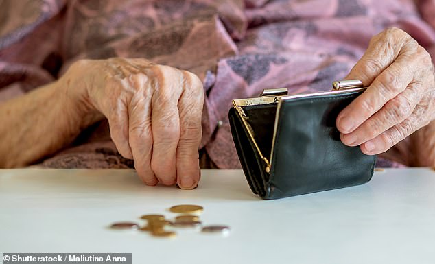 Billing problems: The average income of the poorest seniors has risen by 5 percent since 2011, a much smaller increase than that of retirees in general or workers.