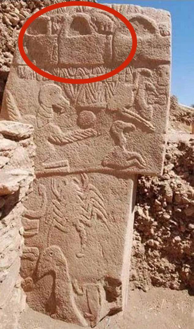The earliest images were discovered in Turkey among the ruins of Göbekli Tepe, an ancient megalithic temple with large stone pillars etched with sacks