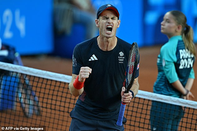 Andy Murray remarkably extended his tennis career by at least one more match after a stunning victory with partner Dan Evans in the first round of the Olympic Games