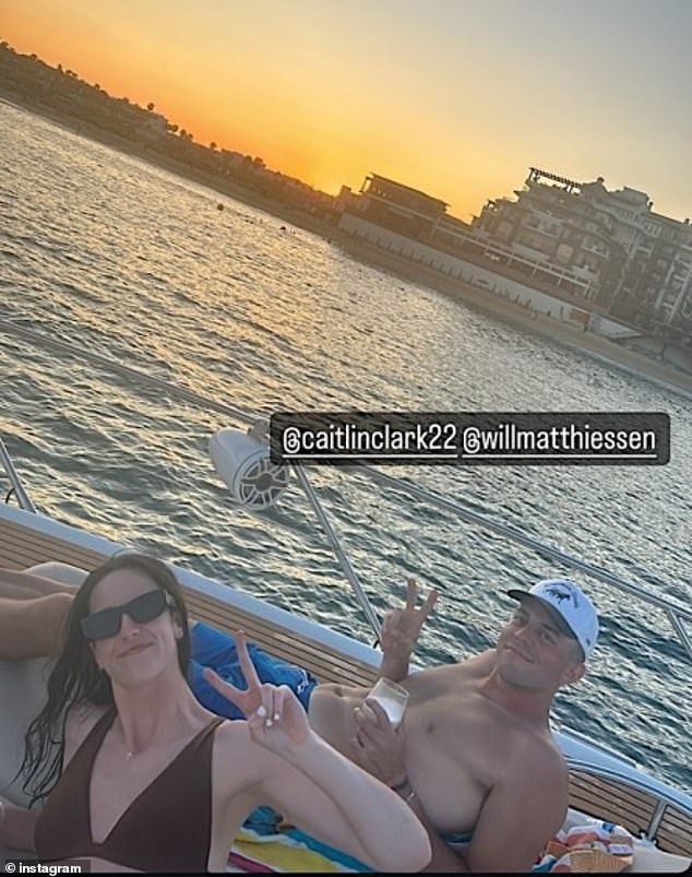 Caitlin Clark is also making the most of the WNBA break with boyfriend Connor McCaffery