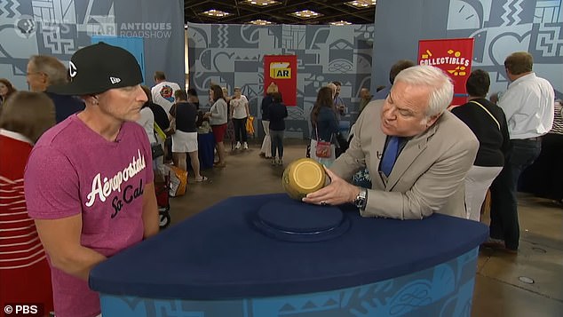 A man brought a 1920 Overbeck vase to an event that aired on Antiques Roadshow. Appraiser David Rago told him it would fetch anywhere from $50,000 to $100,000