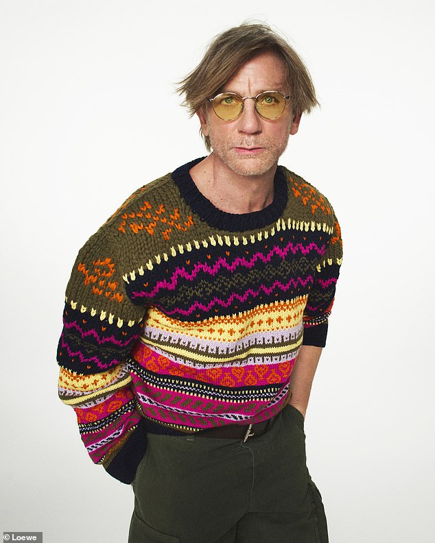 Daniel Craig has nailed the Guinea Pig Man aesthetic in his latest campaign with Spanish fashion house Loewe (pictured)