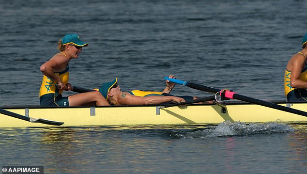 Sally Robbins was criticized as 'Lay Down Sally' when she retired from rowing during the women's eight final at the 2004 Olympic Games in Athens