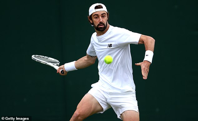 Fellow American Jordan Thompson showed his trademark fighting spirit and won his first-round match in five sets