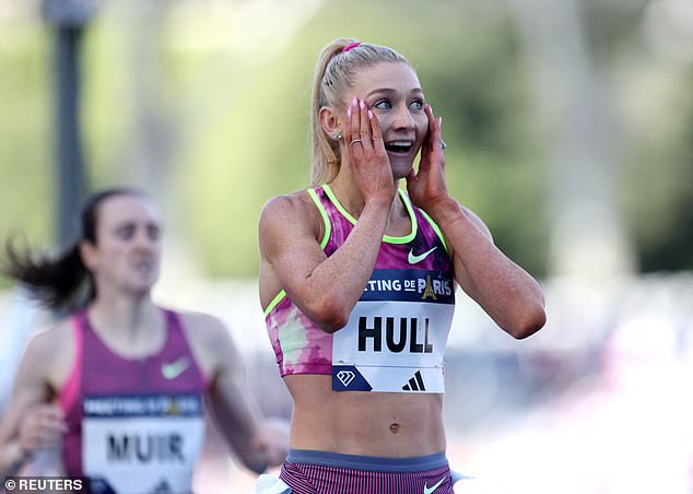 Jessica Hull is the fifth fastest 1500m runner in history after a stunning performance in Paris put her in contention for a medal at the Games