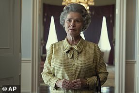 The Crown was one of the shows nominated in the Outstanding Drama Series category; Imelda Staunton is pictured