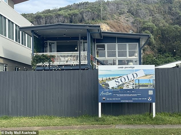 The four-bedroom, two-bathroom house was sold through Amir Prestige, with the estate agency using its stunning seaside location as a selling point