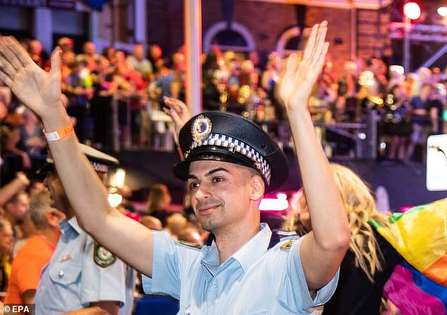 Former NSW police officer Beau Lamarre-Condon (pictured) has been charged over the alleged murder of two men in Sydney in February