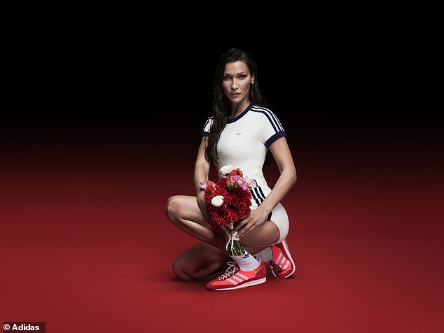 The supermodel starred in the retro sneaker campaign, but quickly faced backlash for the ad's reference to the 1972 Munich Olympics, where terrorists killed 11 Israelis