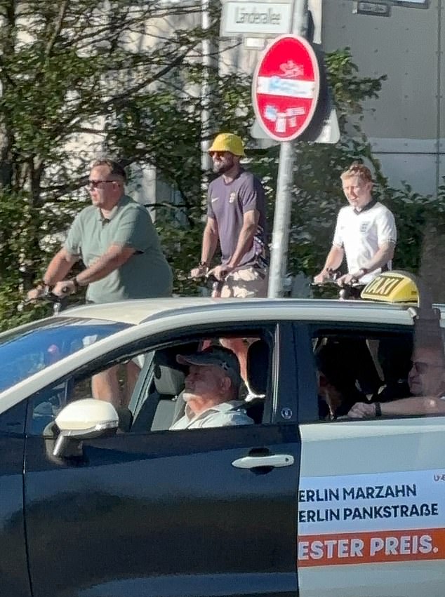 Ben Foster was spotted by Mail Sport riding his electric scooter to the stadium