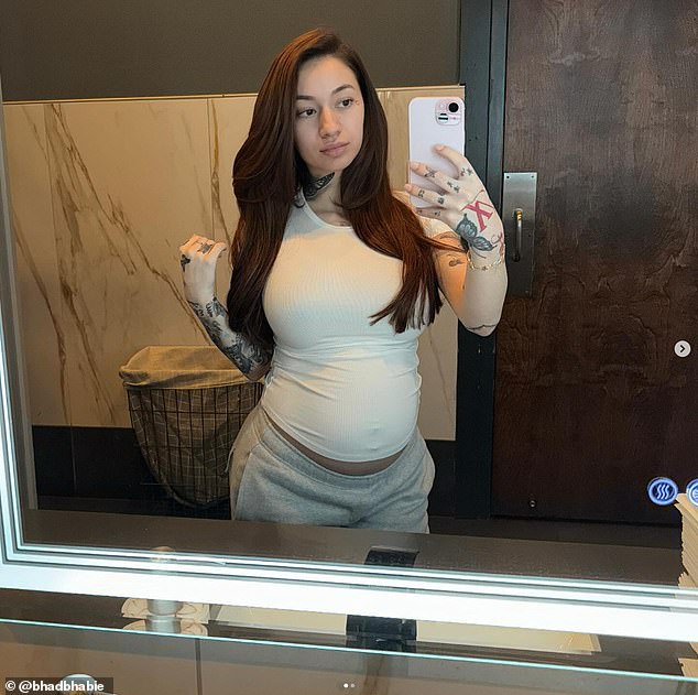 Bhad Bhabie shared disturbing images and photos on social media on Sunday, accusing the father of her child of domestic abuse and revealing the extent of her injuries