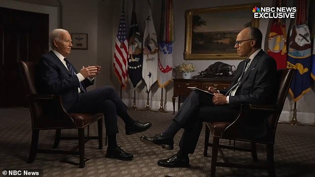 “Why don’t you ever talk about the 18-28 lies that he told?” President Biden said in an NBC interview with Lester Holt, calling on the media to ask Donald Trump tough questions