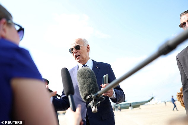 President Joe Biden answered DailyMail.com's question about whether he has confidence in his Secret Service details