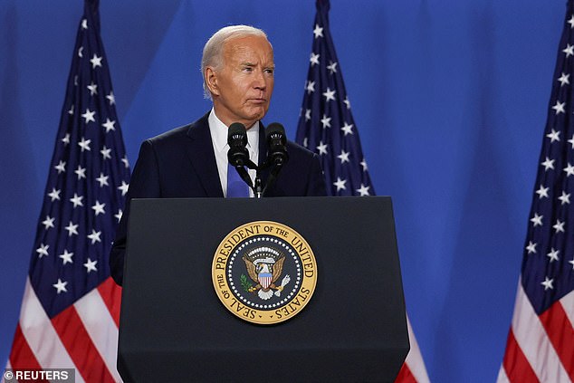 President Joe Biden said he 'picked Vice President Trump,' then twisted his answer about Vice President Kamala Harris during a press conference where Democrats were judging him on his ability as a candidate