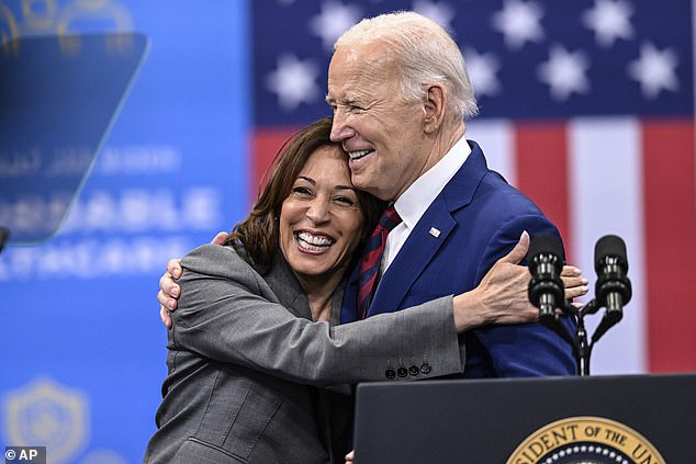 President Joe Biden and Vice President Kamala Harris attempted to reassure campaign staff about the feasibility of re-election during a luncheon call on Wednesday.