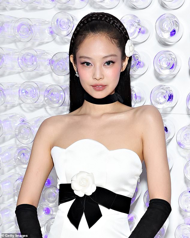 Blackpink singer Jennie Kim has apologized after receiving criticism for a music video in which she smoked an e-cigarette indoors; pictured at the 2023 Met Gala