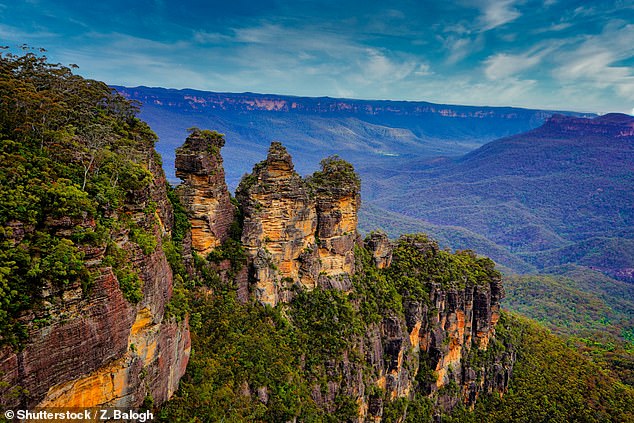 The missing man, 52, is believed to have been in the Blue Mountains and Katoomba region. His remains were found in the Blue Mountains National Park (pictured) by a member of the public and his identity was confirmed by police on Tuesday