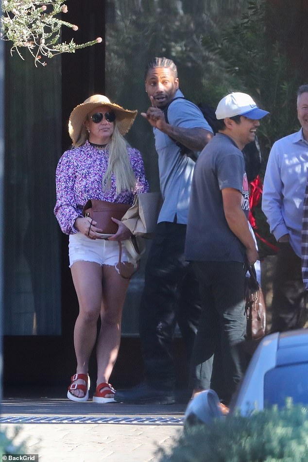 Britney Spears was spotted with her ex-boyfriend, felon Paul Richard Soliz, during a getaway to Soho House in Malibu