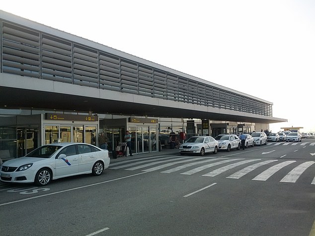 The tourist, aged around 60, was pronounced dead after collapsing in the boarding area at Reus airport (file photo)