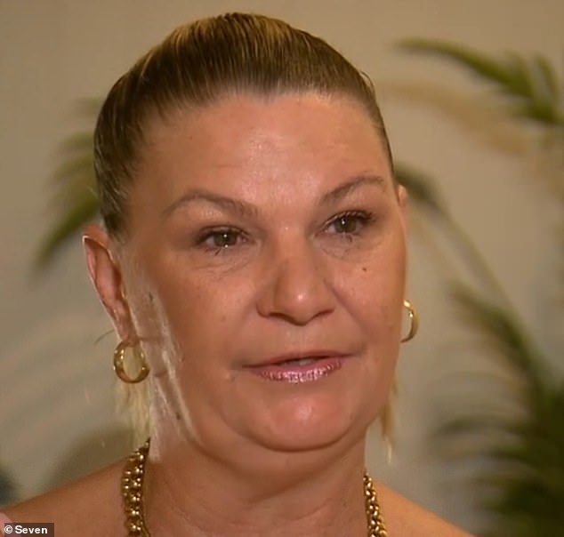 Brittney's mother Lorraine Conway (pictured) expressed her frustration after the tiara was reportedly stolen from her daughter's grave on the Gold Coast