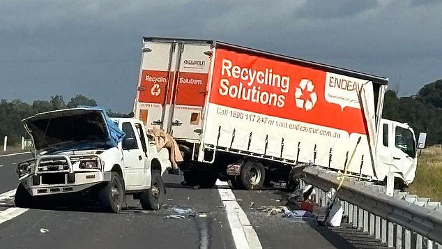 A 59-year-old man has died in a multi-vehicle crash on Bruce Highway (photo)