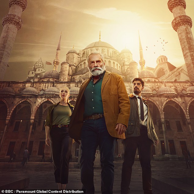 The Turkish Detective, from left to right, Ayse Farsakoglu (Yasemin Kay Allen), Cetin Ikmen (Haluk Bilginer), Mehmet Suleyman (Ethan Kai)