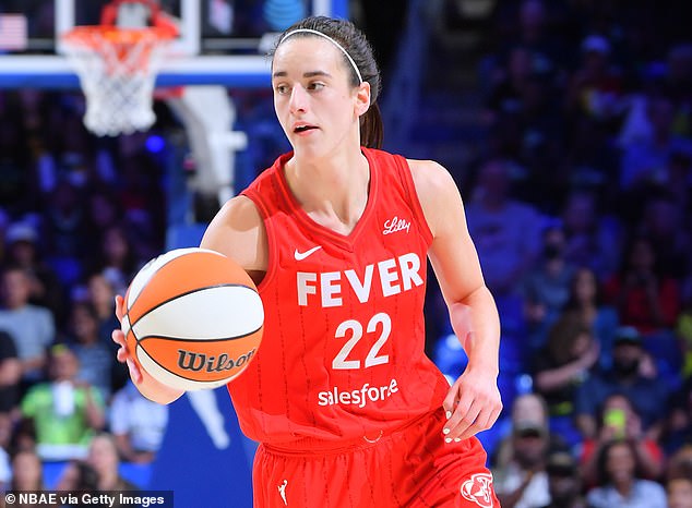 Caitlin Clark continues to break new ground in her rookie season with the Indiana Fever