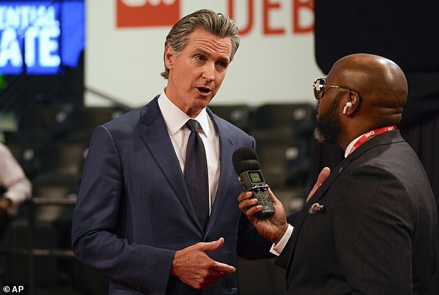 Gavin Newsom is heading to New Hampshire to campaign for Joe Biden, but speculation he could replace the president on the ballot won't stop him