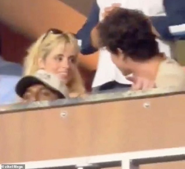 Shawn Mendes, 25, and Camila Cabello, 27, were spotted together at the Copa America in Miami Gardens, Florida on Sunday