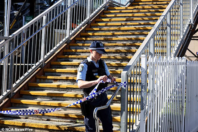 Carlton train station was closed for the rest of the day following the tragic accident