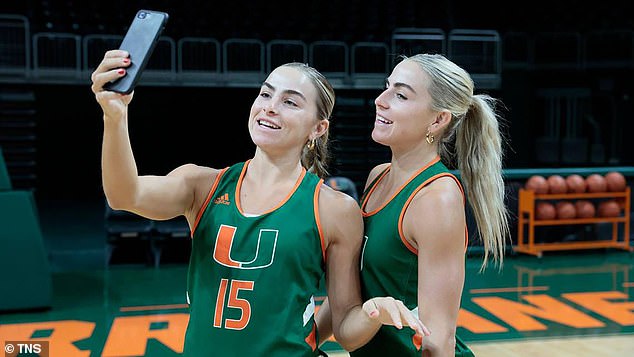 After a year away from the basketball team, the Cavinder twins are ready to play for Miami again