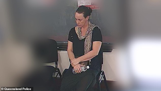 Police have released CCTV footage of Ms McGain (pictured) taken on May 7 at a recruitment agency in Cannonvale in the Whitsundays region of North Queensland.