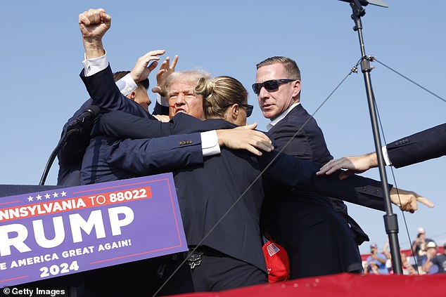 Prayers are being said for former President Trump after he was seen with blood on his face after shots rang out at a rally in Pennsylvania Saturday afternoon