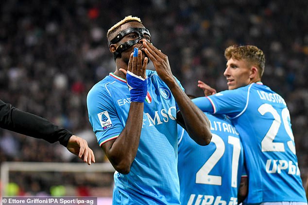 Napoli's Victor Osimhen could reportedly join Chelsea on loan with an option to buy