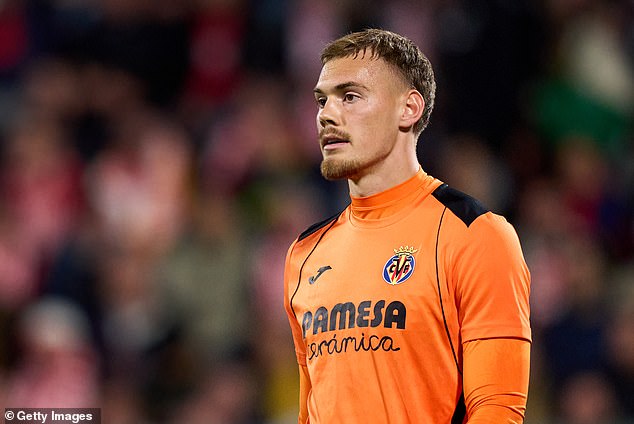 Chelsea have offered £17m plus bonuses for Villarreal goalkeeper Filip Jorgensen (pictured, May)