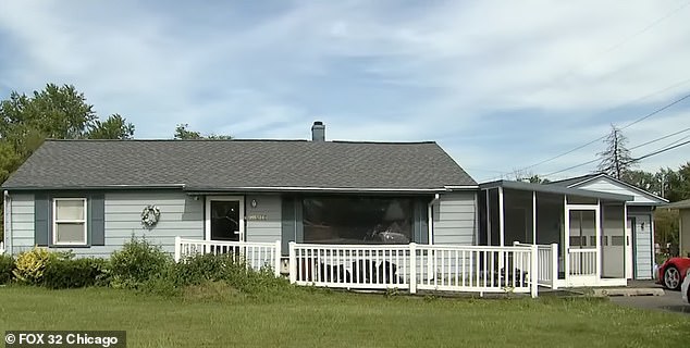 Pictured: Darryl Lloyd's Chicago Heights home, a property he insists is worth $180,000, which is nowhere near the $1 million that county tax officials have levied on it. As such, he was initially faced with a $30,000 property tax bill