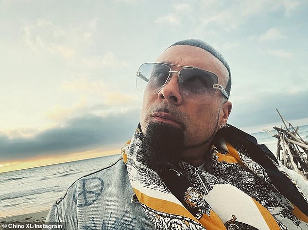 Rapper Chino XL has died at the age of 50, AllHipHop reported Monday, citing an insider source. Pictured in an April Instagram post