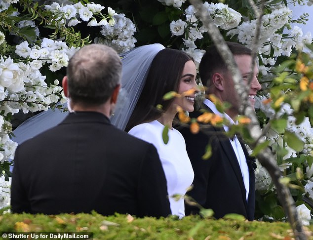 McCaffrey and Culpo were married in a dreamy seaside chapel near Taylor Swift's home