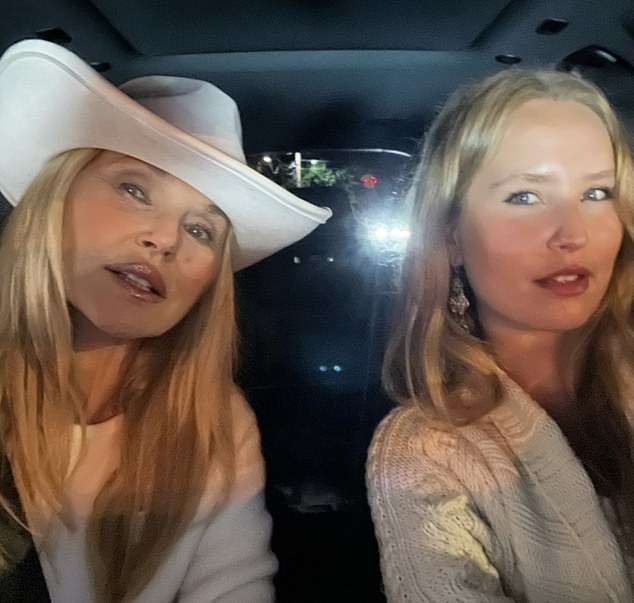 Earlier this week, Christie shared an adorable selfie with Sailor. The photo, taken from the front seat of their car, showed the perennial cover girl wearing a white cowboy hat