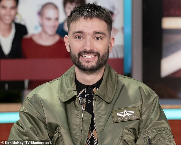 Wanted star Tom Parker passed away in March 2022 after a year-and-a-half battle with stage four brain cancer, at just 33 years old (pictured December 2021)