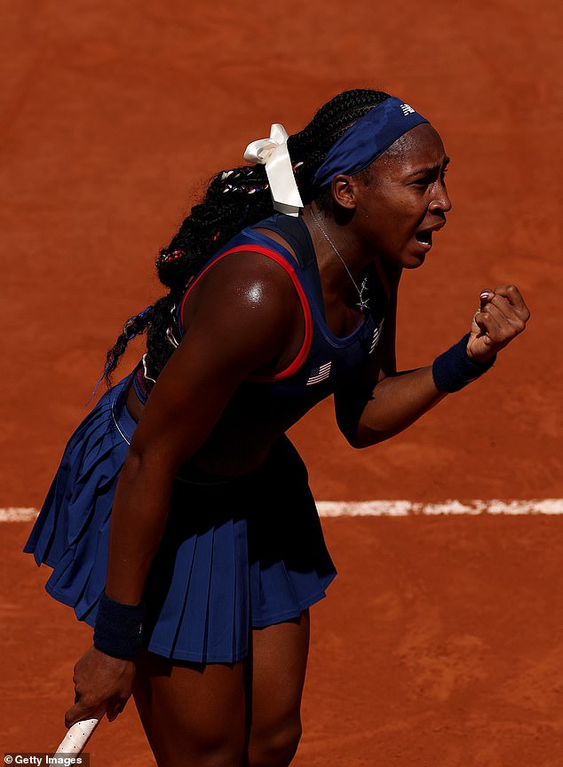 Coco Gauff has advanced to the third round of the Olympic Games after beating Argentina's Maria Lourdes Carle