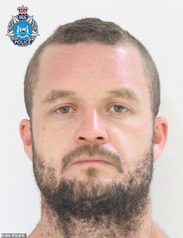 Police are searching for Joseph James Horohau Coombe, 34, after a man was taken to hospital with suspected gunshot wounds to both hands