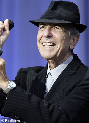 Martin would leave her post as Grossman's assistant a year later, before managing a then-unknown Leonard Cohen (pictured here in 2009) for three years