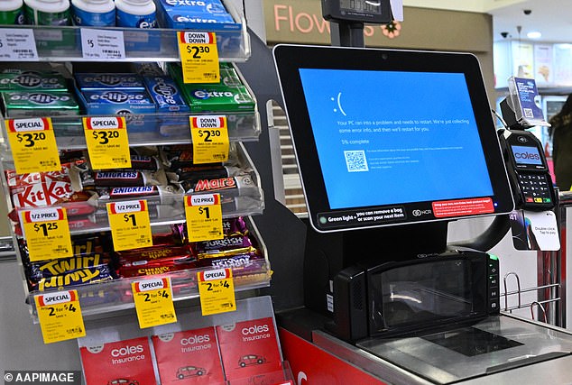 Microsoft's global outage caused automated checkouts in supermarkets across the country to crash